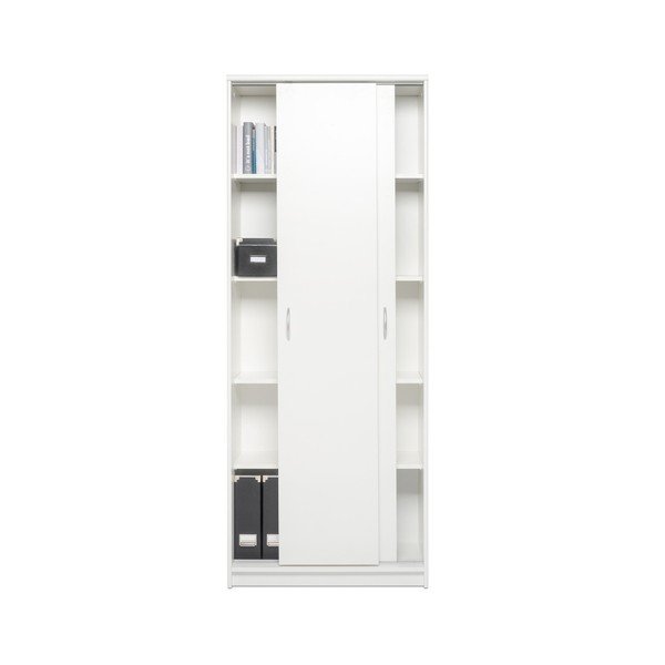 Dulap cu 2 uși glisante Intertrade Kiel, lățime 74 cm, alb-image-2