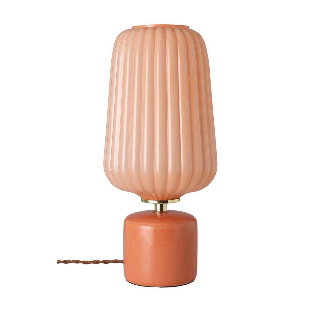 Veioză somon din sticlă (înălțime 40 cm) Daria – Ellos Home