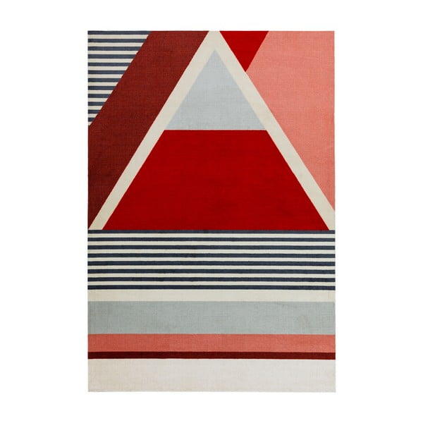 Covor Asiatic Carpets Riley Arso, 120 x 170 cm, roșu-gri