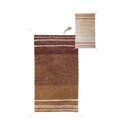 Covor cărămiziu din bumbac 80x140 cm Twin Toffee – Lorena Canals