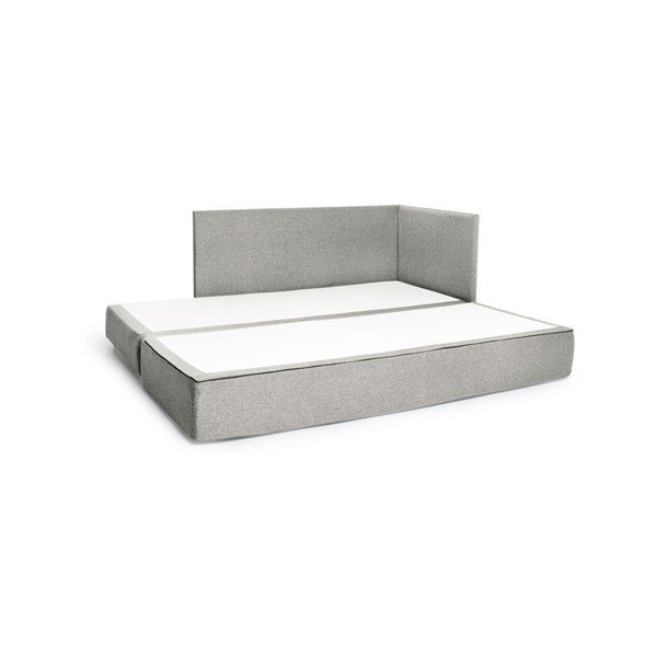 Canapea extensibilă Scandic Twain, gri deschis-image-2