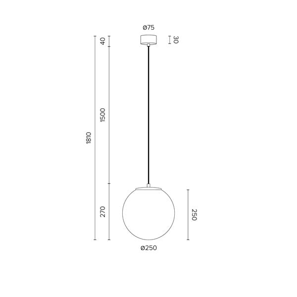 Lustră cu manșon auriu Sotto Luce TSUKI M, ⌀ 25 cm, alb-image-3