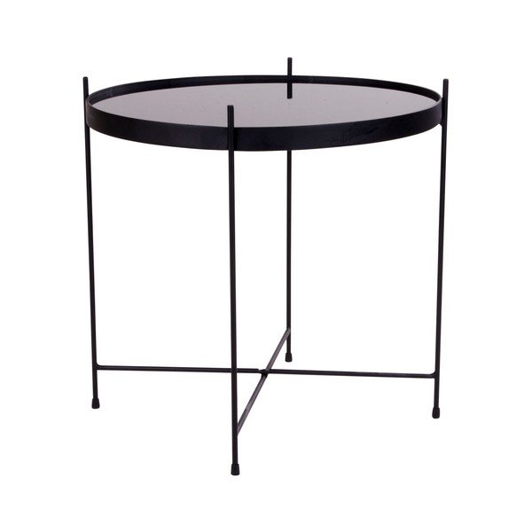 Măsuță de cafea House Nordic Venezia, ø 48 cm, negru-image-1