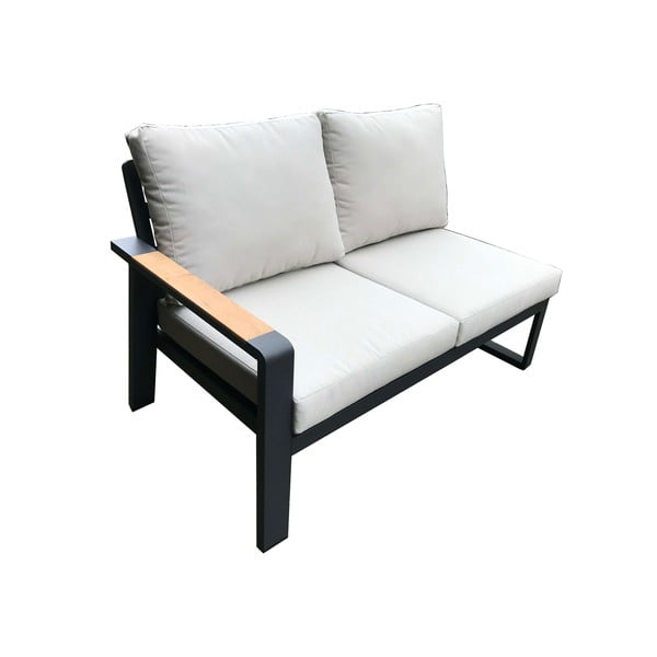 Set mobilier de grădină gri din aluminiu pentru 5 persoane Rotterdam – Rojaplast-image-4