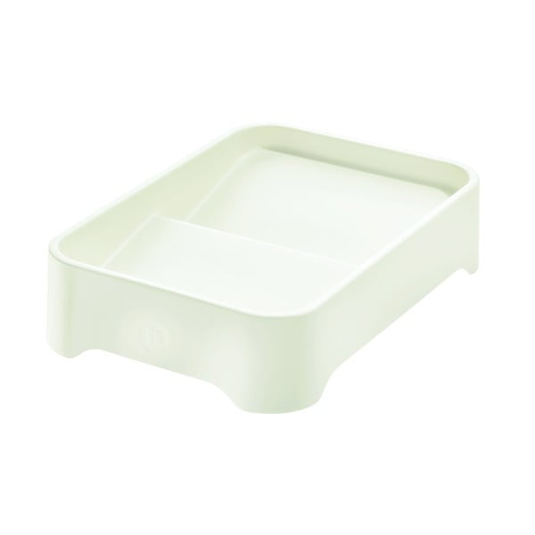 Organizator pentru cosmetice iDesign Eco Bin, 28,12 x 19,23 cm, alb-image-2