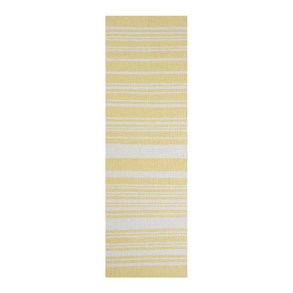 Covor de bumbac Linie Design Glorious Yellow, 140 x 200 cm, galben