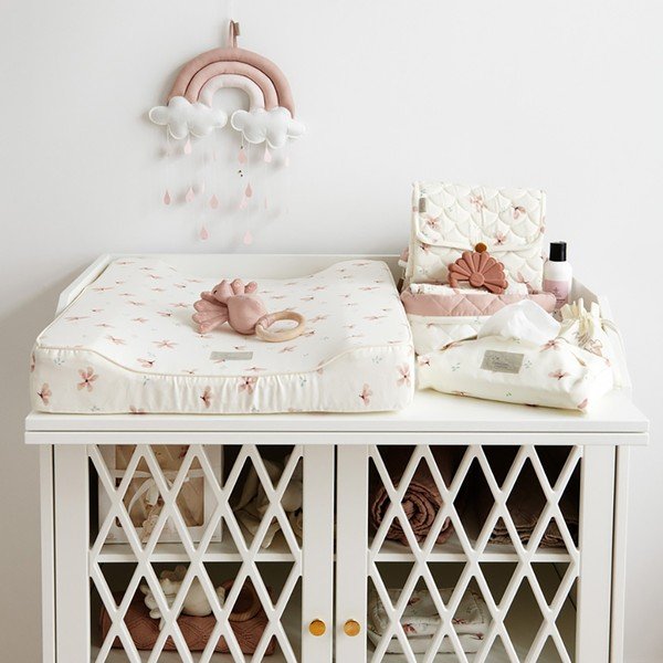 Salteluță pentru schimbat scutece 70x44 cm Windflower Creme – Cam Cam Copenhagen-image-1