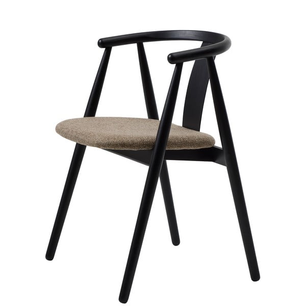 Scaun de dining negru/bej Relate – Unique Furniture-image-2