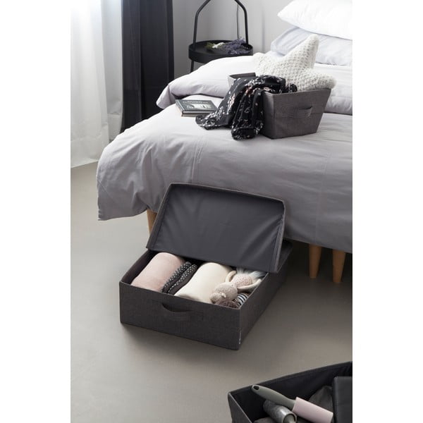 Cutie de depozitare Bigso Box of Sweden Underbed, gri-image-2
