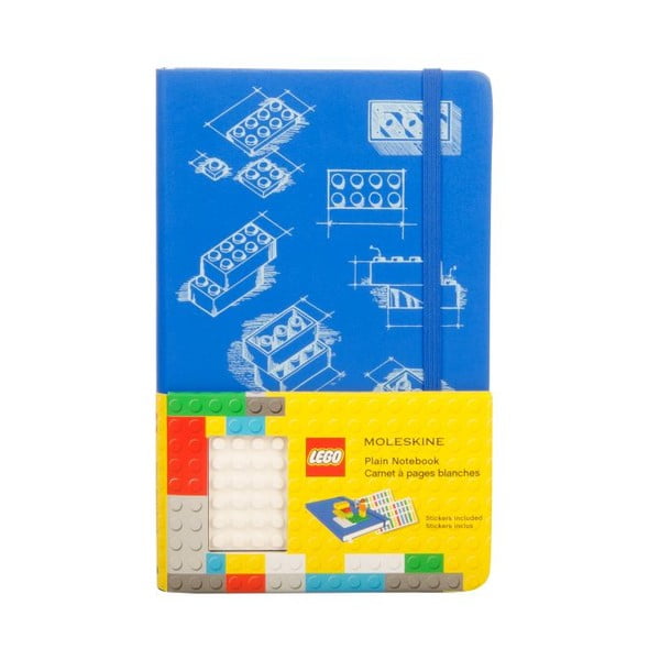  Notebook Moleskine Lego Blue, hârtie albă