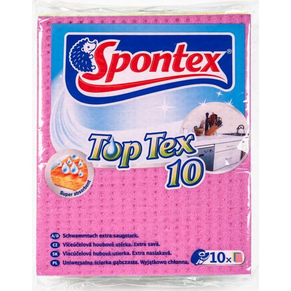 Lavete multifuncționale Spontex Top Tex, 8 x 10 buc.