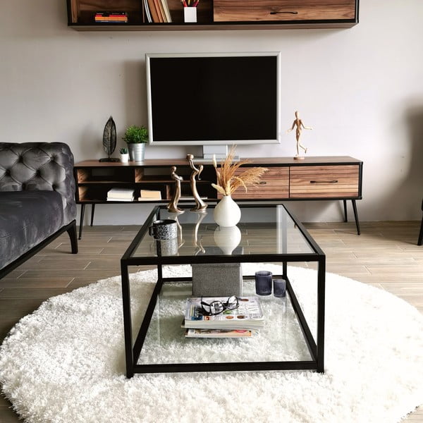 Măsuță de cafea neagră 60x90 cm Astro – Neostill-image-3