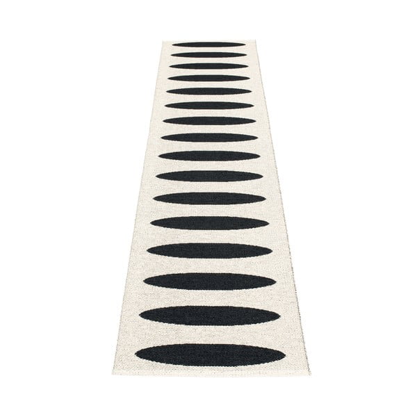 Covor tip traversă pentru interior și exterior negru 70x300 cm Ella Black – Pappelina-image-2