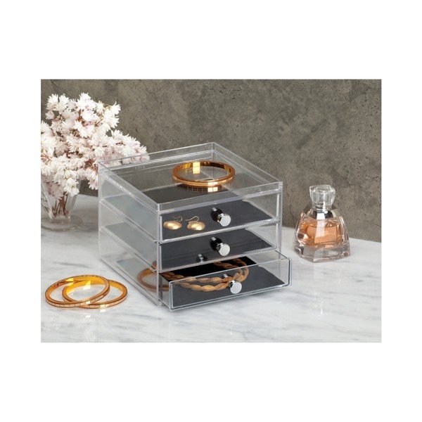 Organizator cu 3 sertare iDesign Serwa, înălțime 12.5 cm-image-2