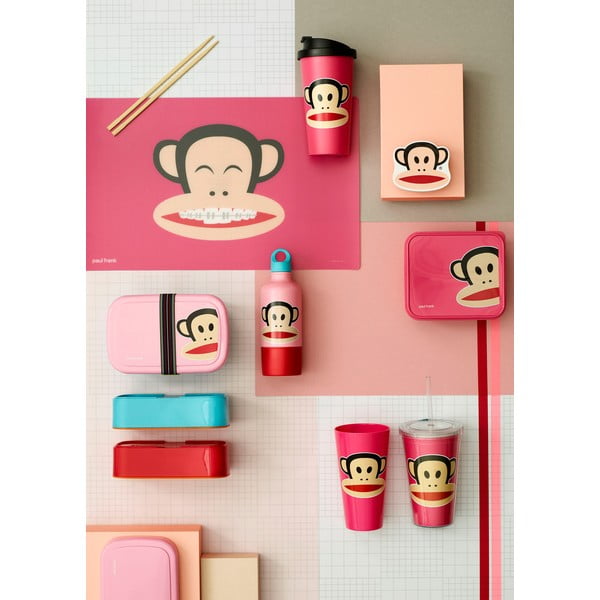 Cutie pentru gustare, 2 nivele, LEGO® Paul Frank, roz-image-1