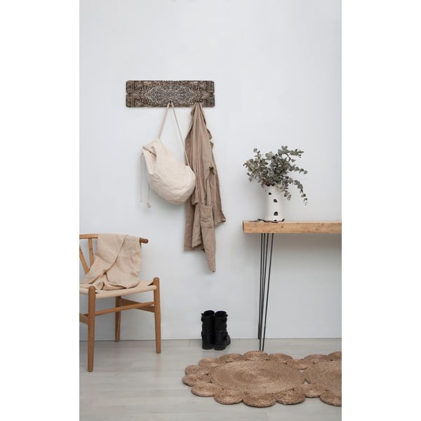 Cuier de perete din lemn de pin Tierra Bella Mandala, 50 x 20 cm-image-1