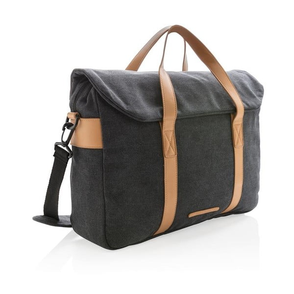 Geantă din pânză pentru laptop 15,6'' XD Collection, 16 l, negru