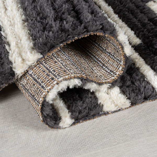Covor negru-alb 120x170 cm Lina – Flair Rugs-image-2