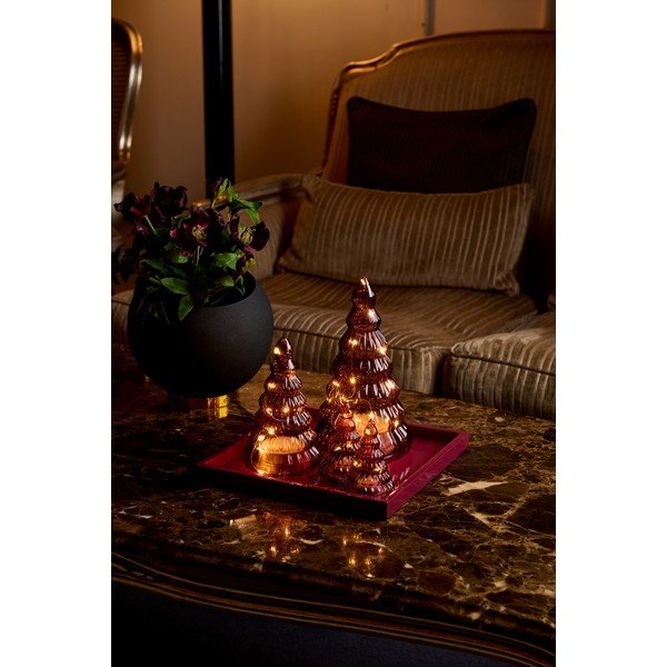Decorațiune luminoasă burgundy ø 10 cm Lucy – Sirius-image-1