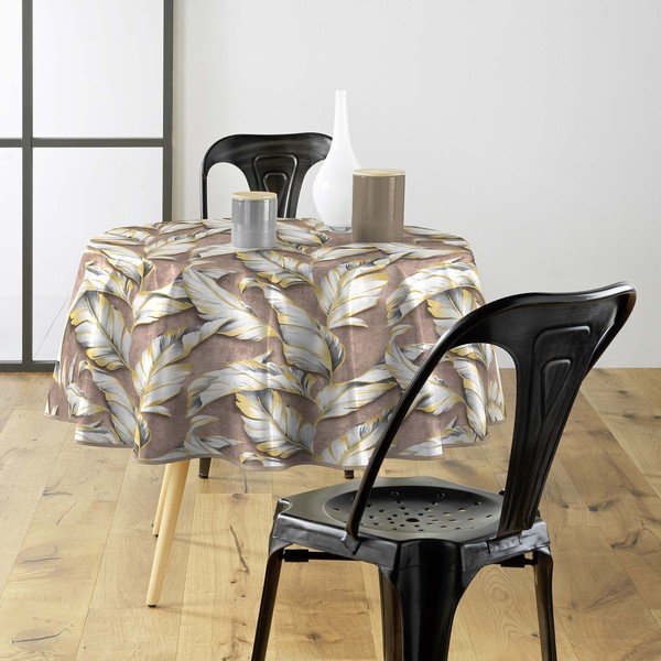 Față de masă lavabilă ø 160 cm Ebany – douceur d'intérieur-image-1