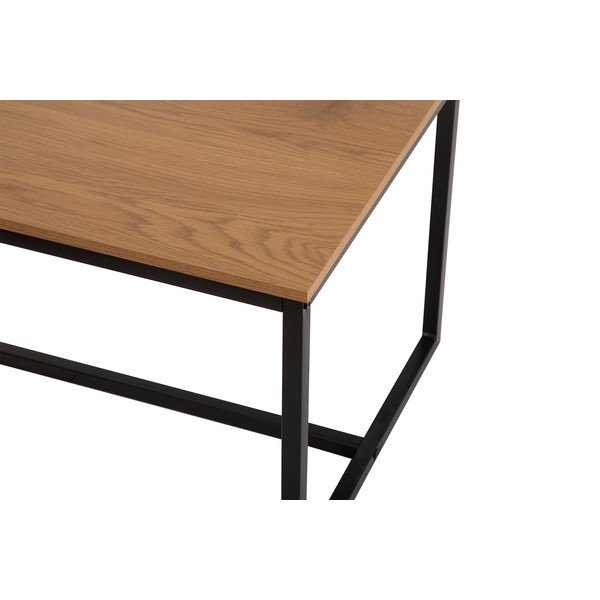 Măsuță de cafea în culoare naturală cu aspect de lemn de stejar 47x90 cm Norden – Bonami Essentials-image-4