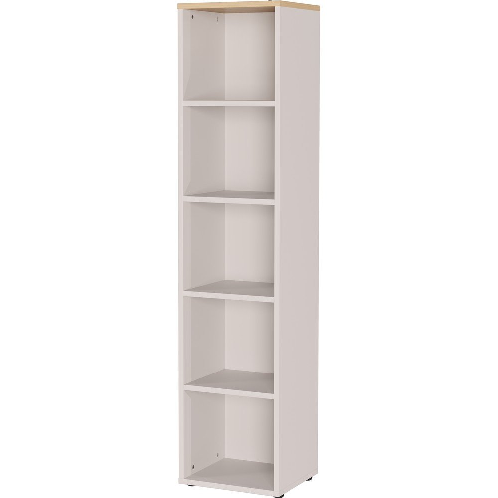 Etajeră crem cu aspect mat 45x197x40 cm Lissabon – Germania