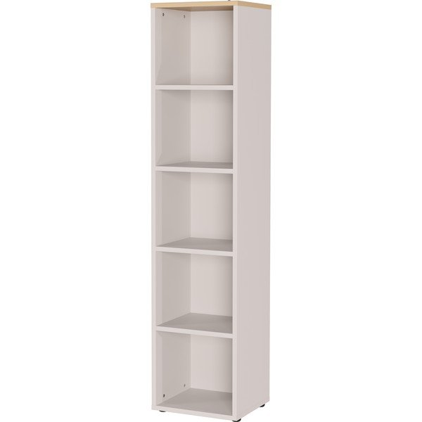 Etajeră crem cu aspect mat 45x197x40 cm Lissabon – Germania