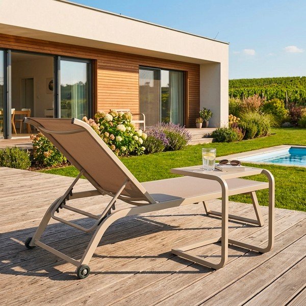 Măsuță de grădină din aluminiu 40x40 cm Taylor – Bizzotto-image-1