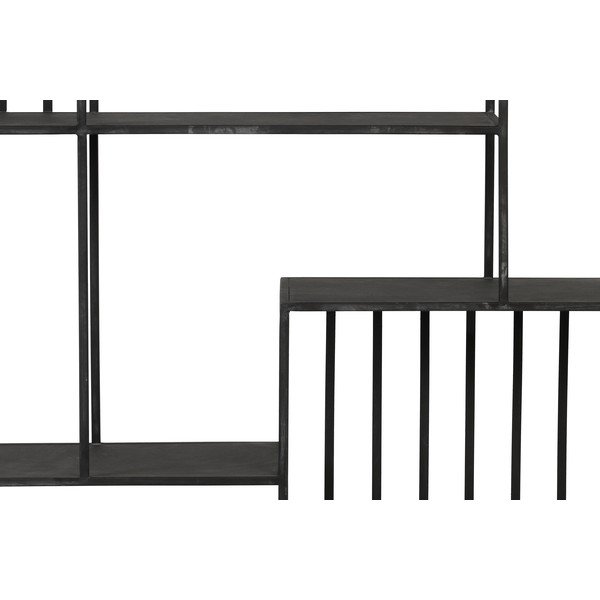 Etajeră din metal neagră Yvona – Light & Living-image-3