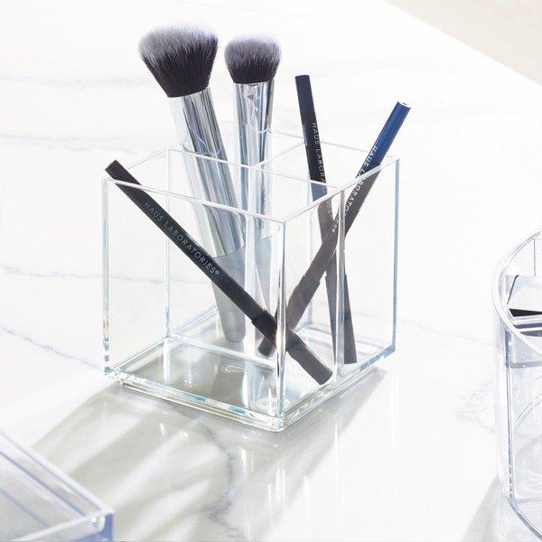 Organizator de baie pentru cosmetice din plastic reciclat Cosmetic Cube – iDesign-image-1