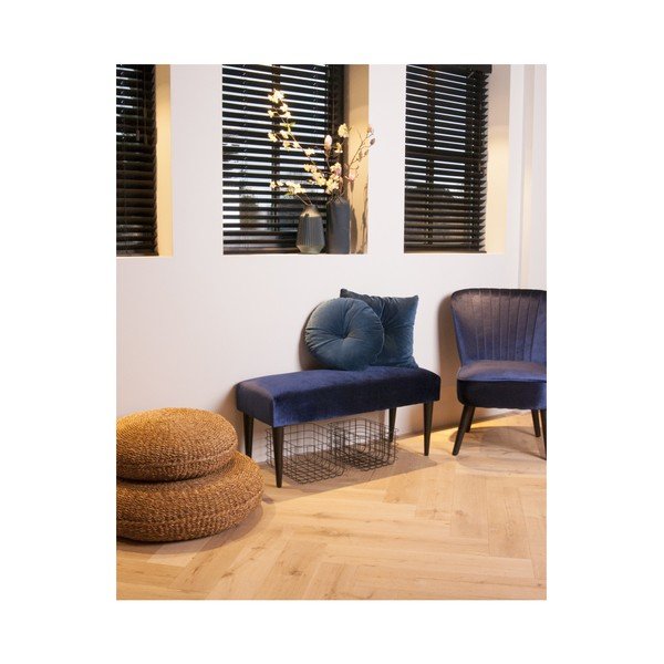 Pernă din bumbac PT LIVING, 45 cm, albastru-image-1