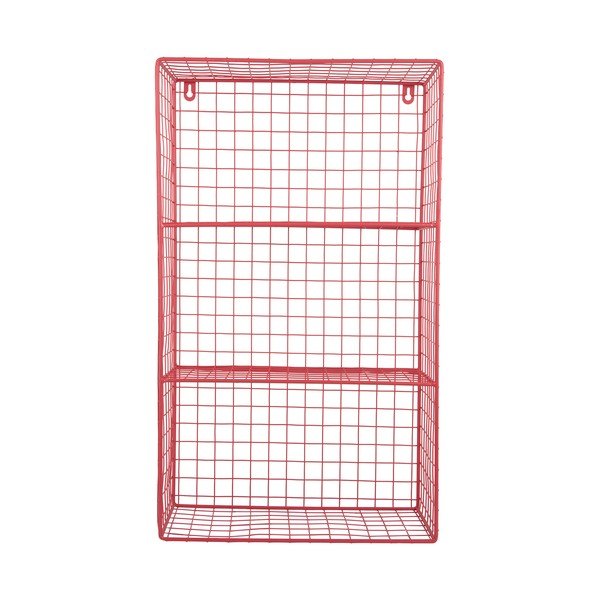 Raft roșu etajat din oțel 60 cm Reja – PT LIVING