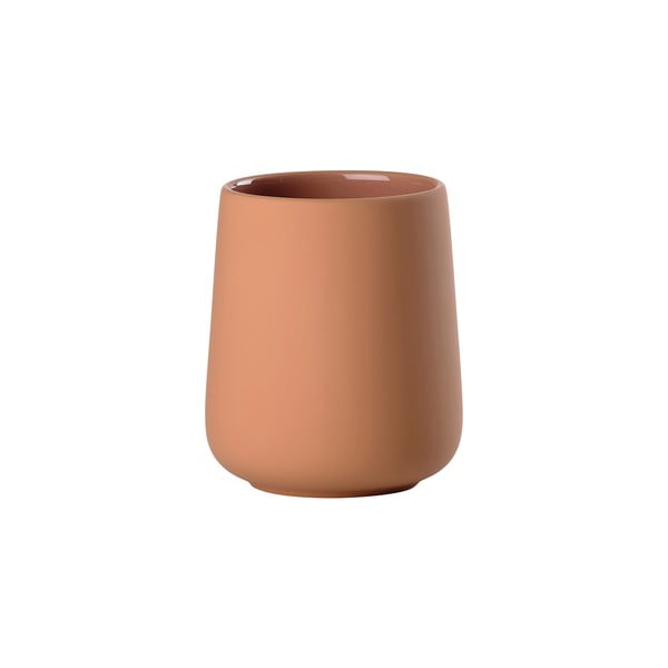 Suport pentru periuța de dinți portocaliu din gresie ceramică Nova One – Zone