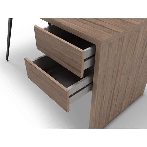 Birou cu aspect de lemn de nuc 69x136 cm Rio2 – Marckeric-image-4
