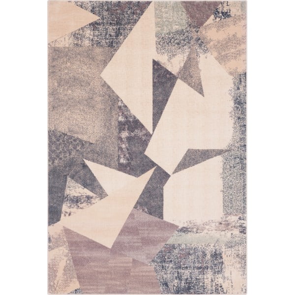 Covor roz/bej din lână 133x180 cm Braque alabaster – Agnella