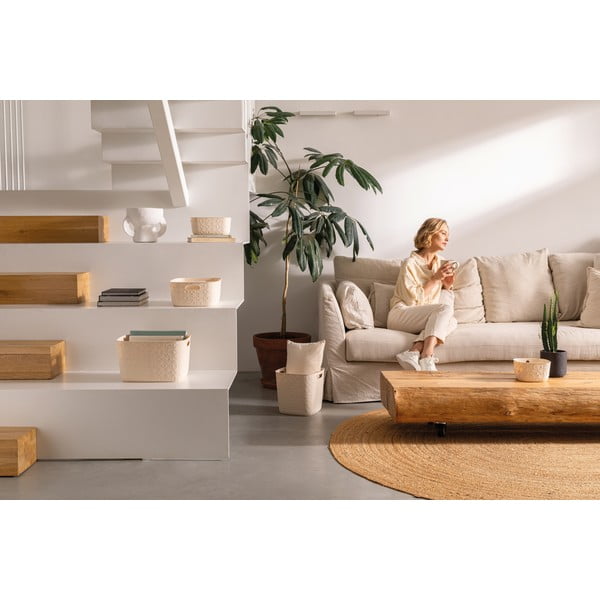 Coș de depozitare din plastic 38x29x14 cm Softex – Curver-image-1