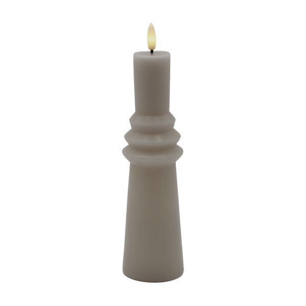 Lumânare LED cu baterii (înălțime 22 cm) Sille Ringed – Sirius