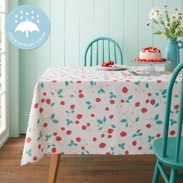 Față de masă din bumbac 137x178 cm  Strawberry Garden – Catherine Lansfield-image-3