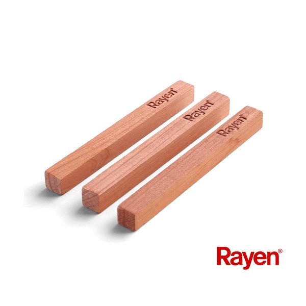 Repelent pentru molii de haine în culoare naturală 4 buc. din lemn masiv de cedru – Rayen-image-2