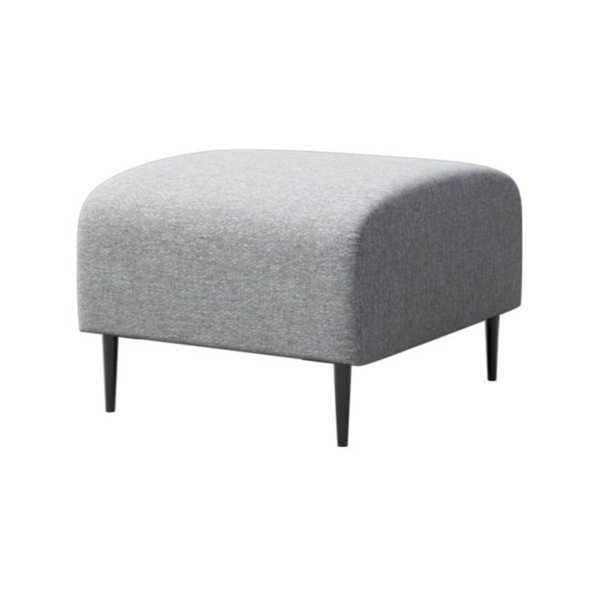 Taburet gri deschis Shel – Ghado-image-2
