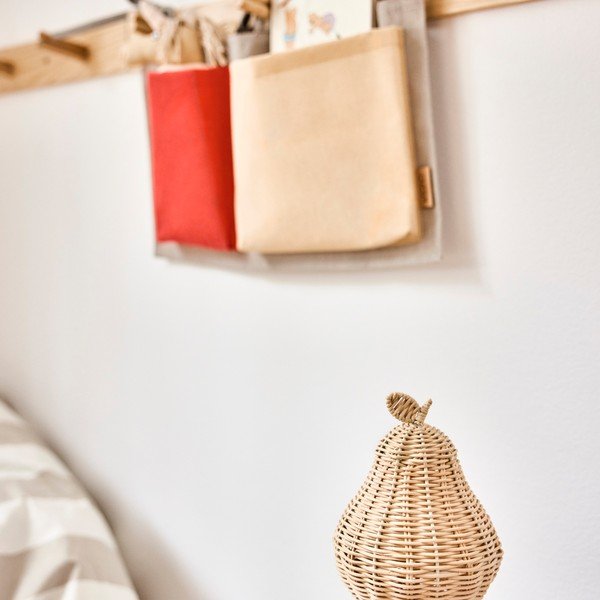 Lampă de veghe pentru copii în culoare naturală ø 12 cm Pear – OYOY Mini-image-3