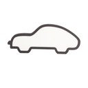 Veioză pentru copii neagră Car – Candellux Lighting