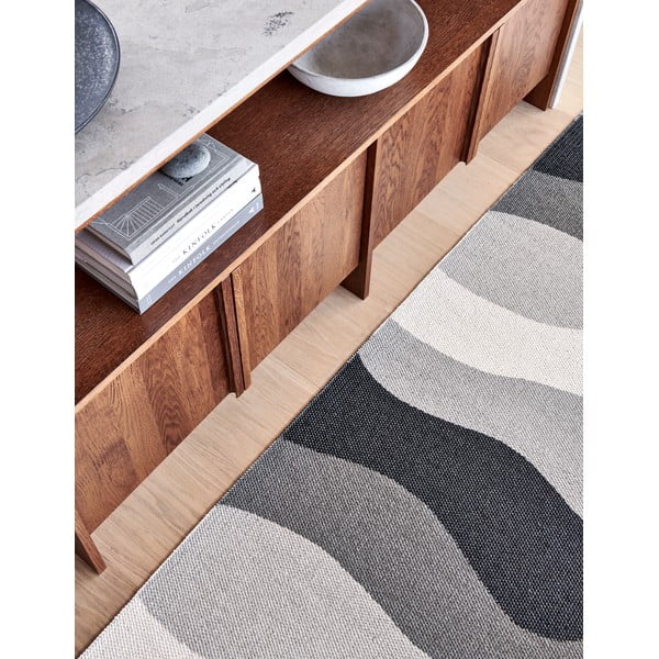 Covor pentru exterior și interior gri 70x100 cm Urvi Metal – Pappelina-image-3