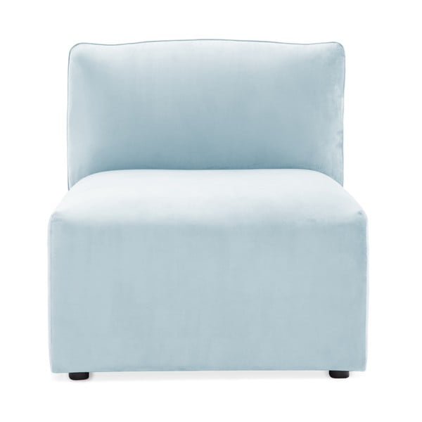 Modul de mijloc pentru canapea Vivonita Velvet Cube, albastrul cerului