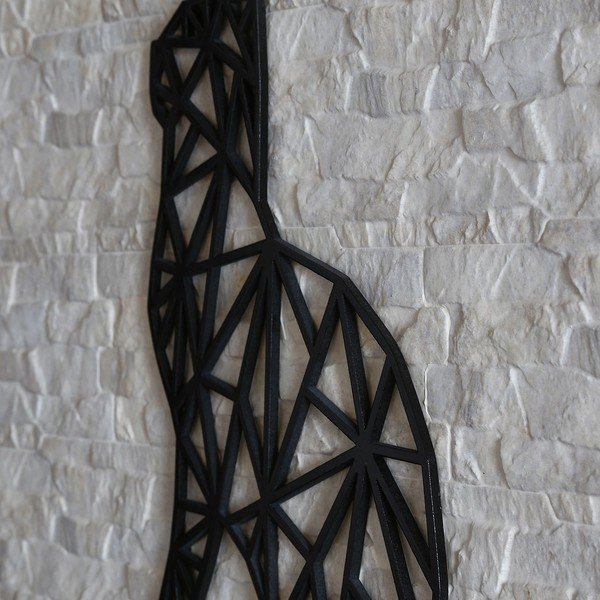 Decorațiune de perete Black Cat, 39 x 65 cm, negru-image-1