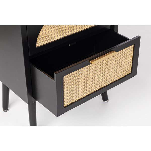 Dulap negru/în culoare naturală 45x60x30 cm Josine – Yes Everyday-image-4