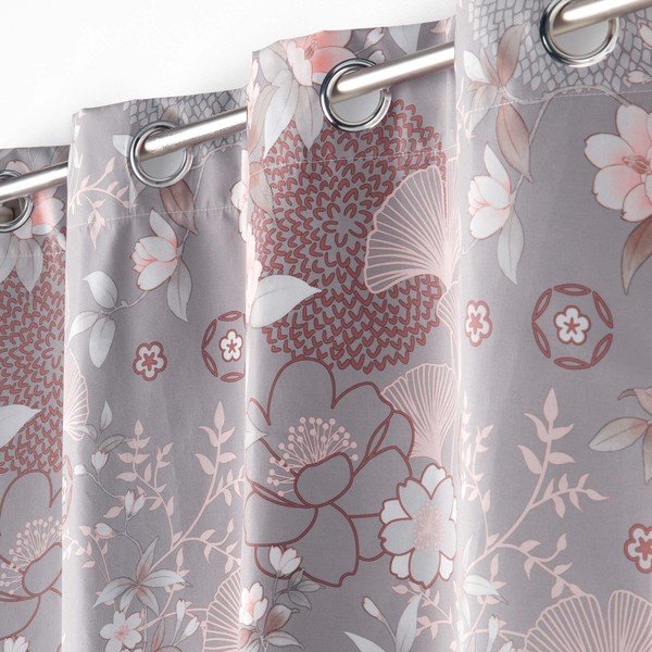 Draperie gri blackout din microfibră 135x260 cm Yokahama – douceur d'intérieur-image-1