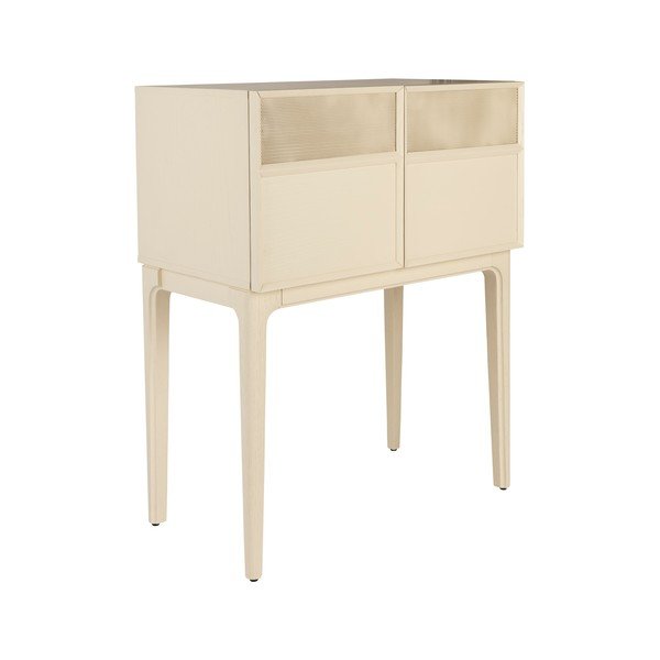 Comodă crem cu aspect de lemn de stejar 80x100x45 cm June – Zuiver-image-2