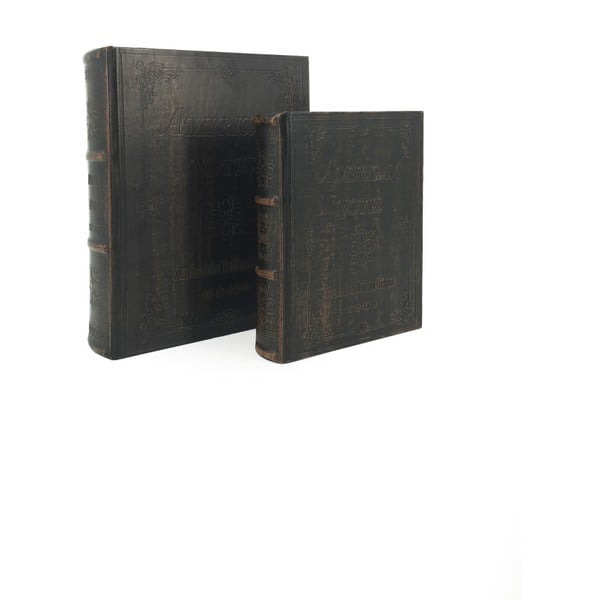 Set 2 cutii depozitare în formă de cărți Moycor Parisienne