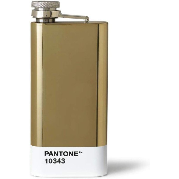 Sticlă de buzunar din oțel inoxidabil 150 ml Gold 10343 C – Pantone